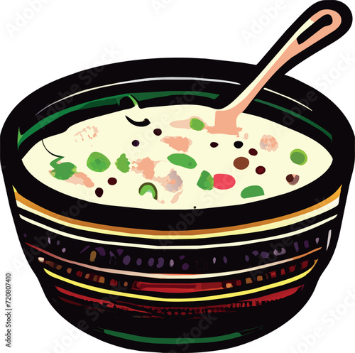 casserole porridge, icon