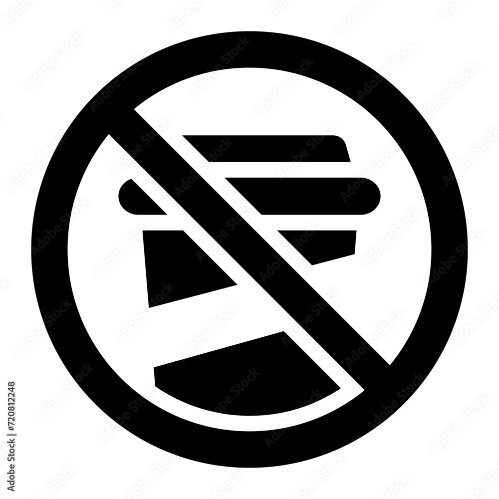 No Drink fasting icon