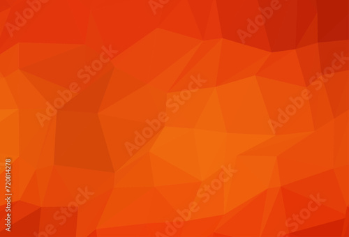 Light Orange vector triangle mosaic cover.