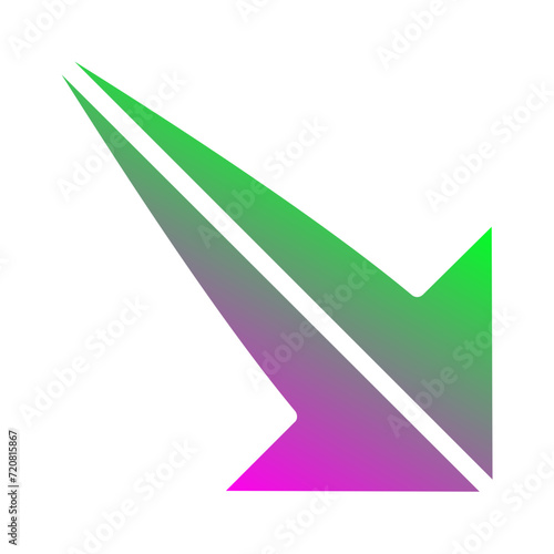 Free Download down right arrow icon - GFXLoad