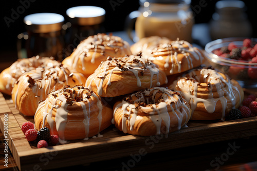 Bakery products, baking industry. food products baked from flour, yeast, salt, water and additional raw materials for bakery products. Bagels, buns, rolls, biscuits and loaf breads.