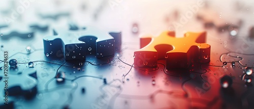 Two puzzles connecting with each other