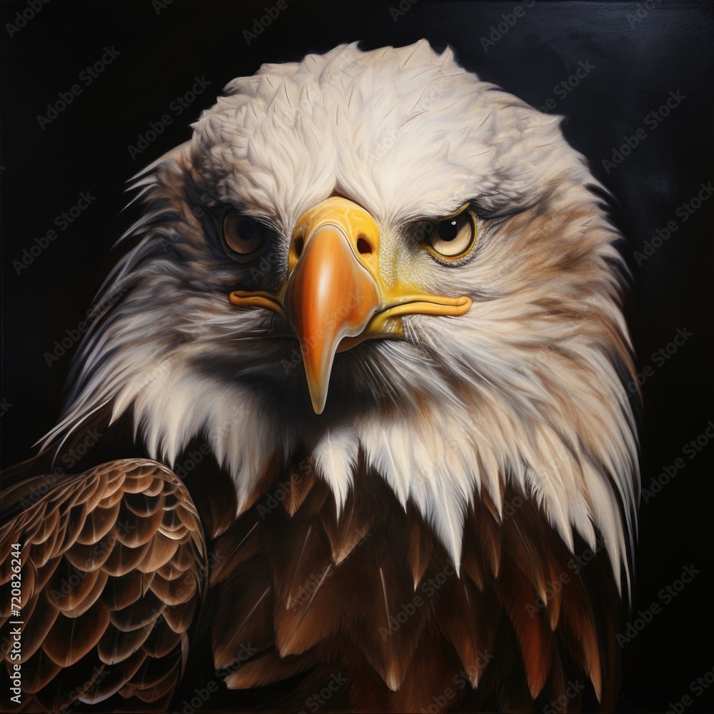 Fototapeta premium American eagle portrait