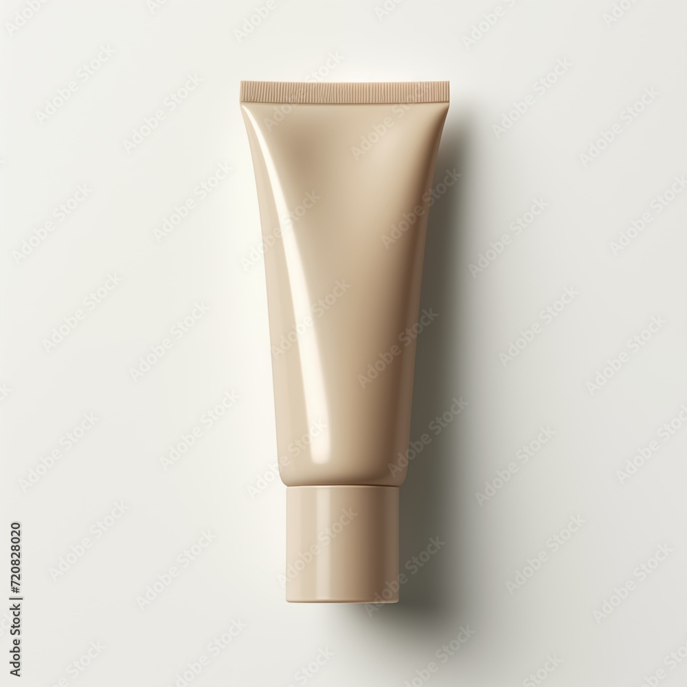 A tube of cream on a white background, providing moisturizing benefits for the skin.
A tube of cream on a white background, providing moisturizing benefits for the skin.