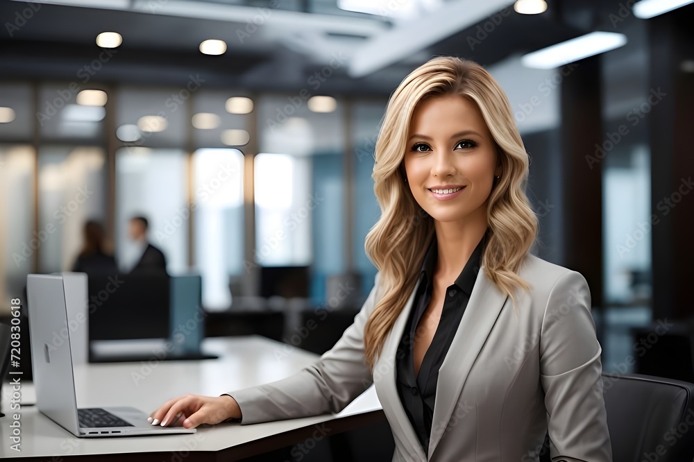 Fototapeta premium business woman