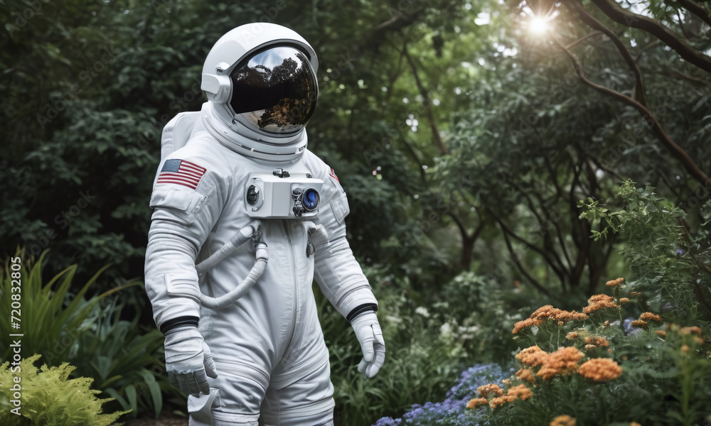 Astronaut in the garden Astronaut in the garden
