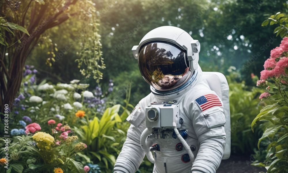 Astronaut in the garden Astronaut in the garden