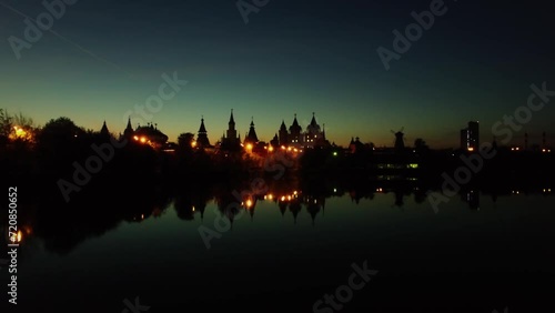 Pond and complex of Moscow State Integrated Museum-Reserve manor Izmailovo