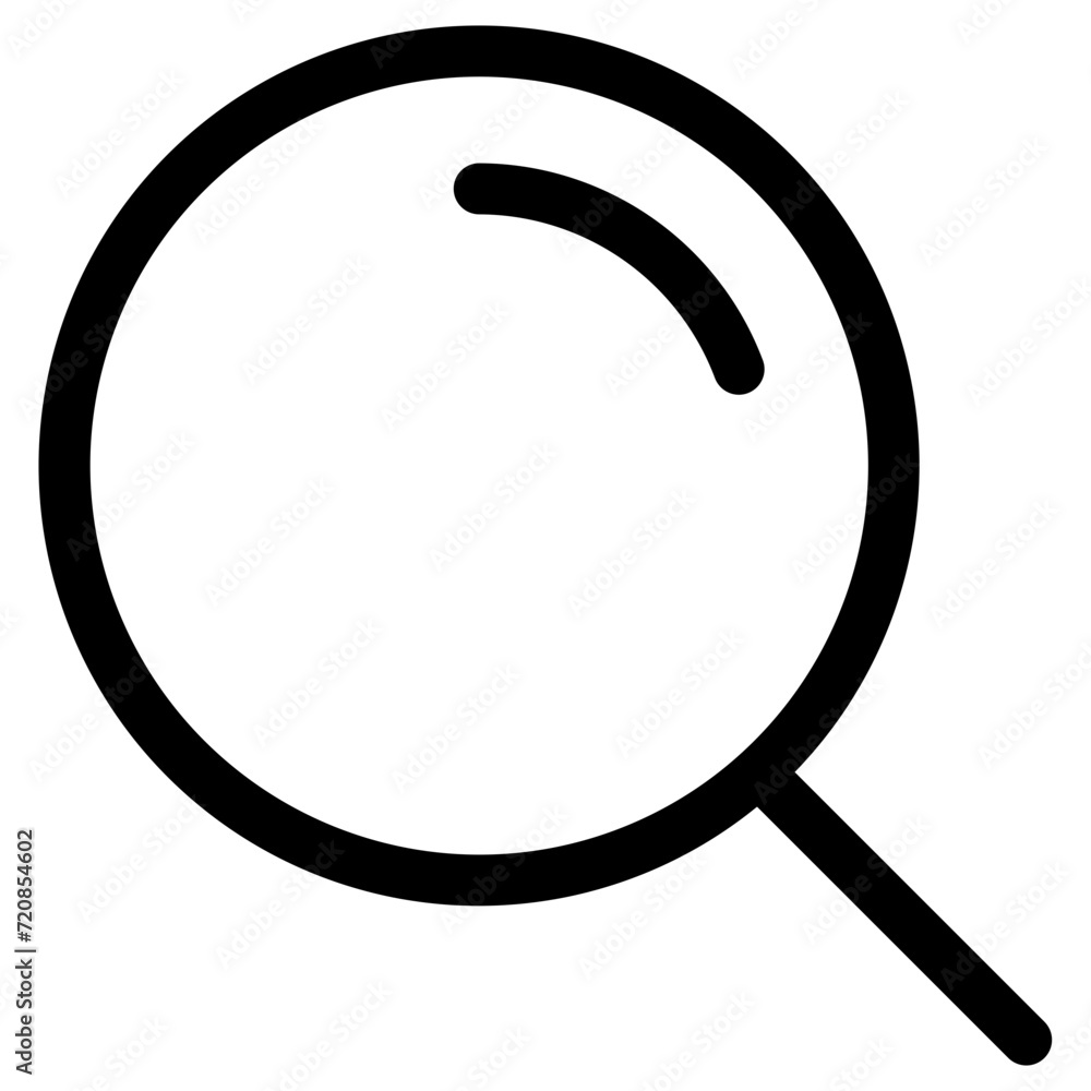 Search magnifying glass icon for apps and websites Search magnifying glass icon for apps and websites