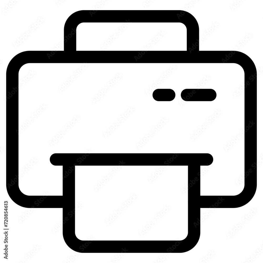 Document desktop printer icon for apps and websites Document desktop printer icon for apps and websites