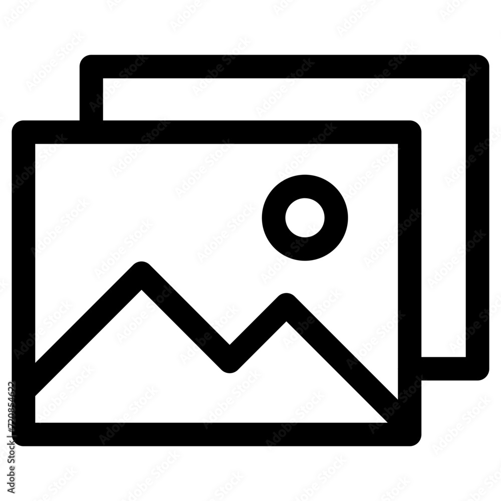 gallery icon vector, Photo album icon gallery icon vector, Photo album icon