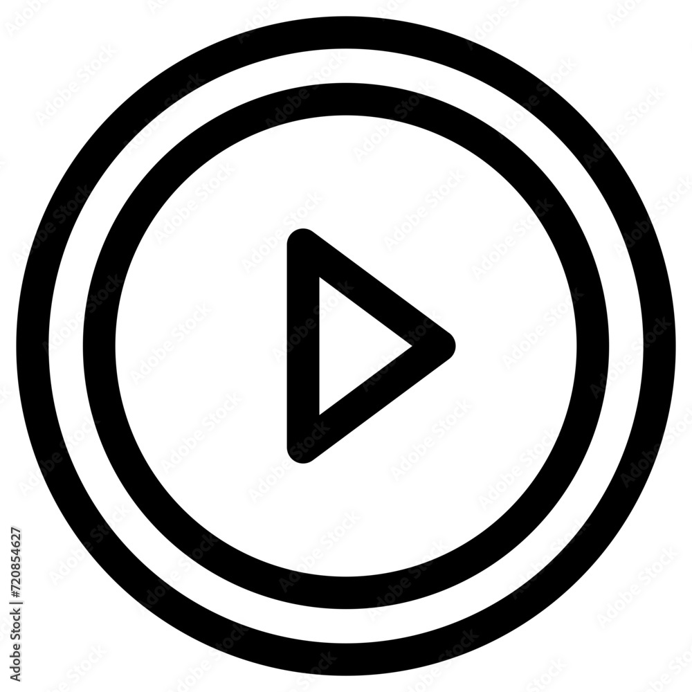 Play button icon vector illustration Play button icon vector illustration