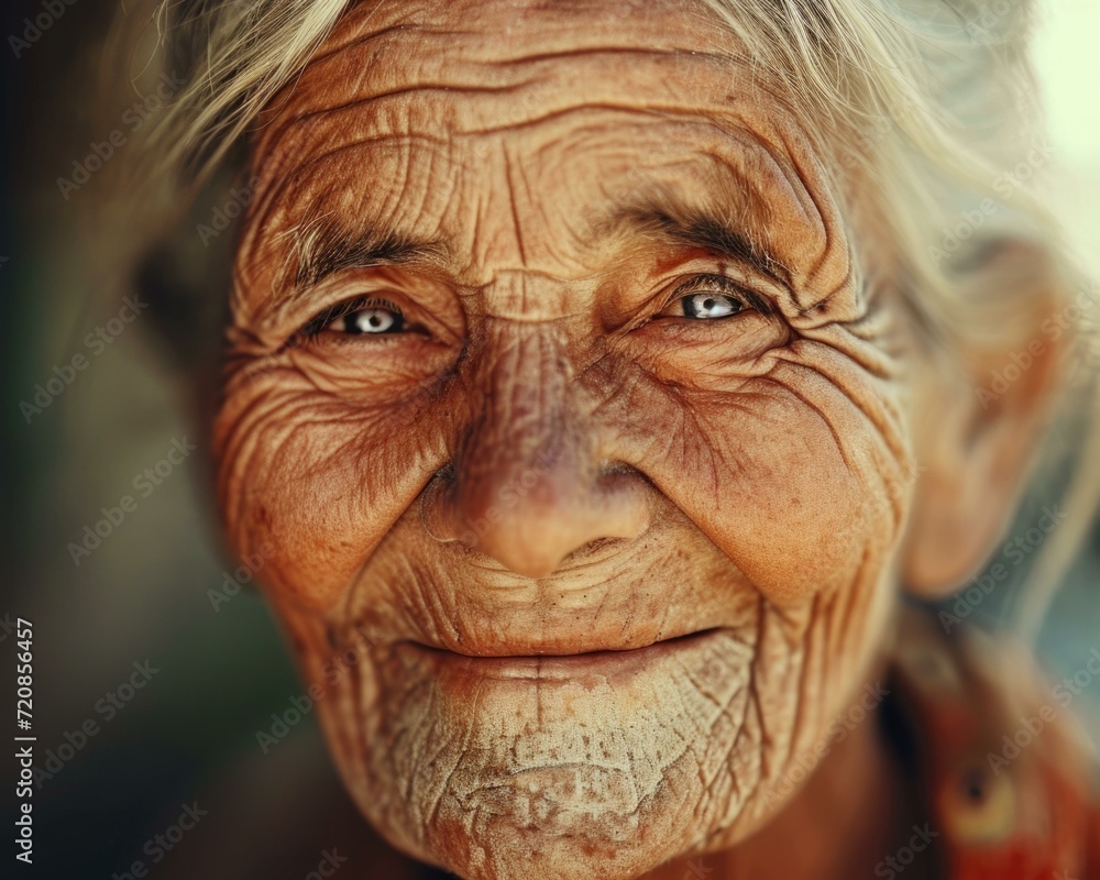 An elderly Caucasian woman with a gentle smile, reflecting wisdom and joy. Generative AI. An elderly Caucasian woman with a gentle smile, reflecting wisdom and joy. Generative AI.