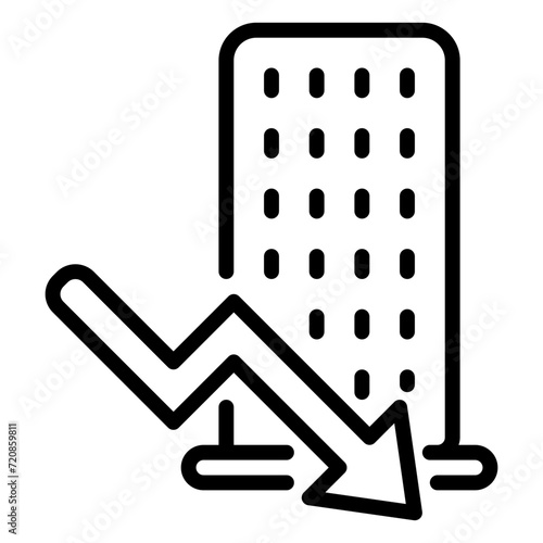 timeline icon, line icon style