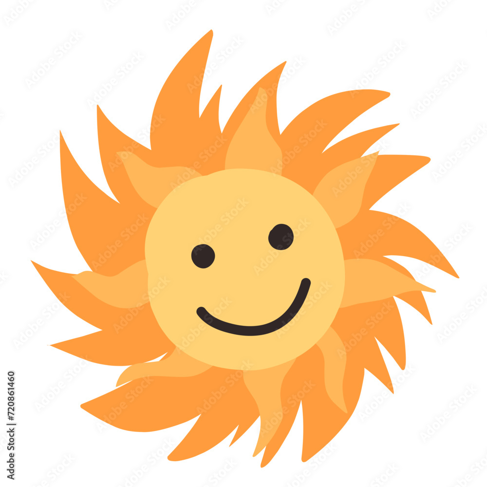 Cute sun doodle Cute sun doodle