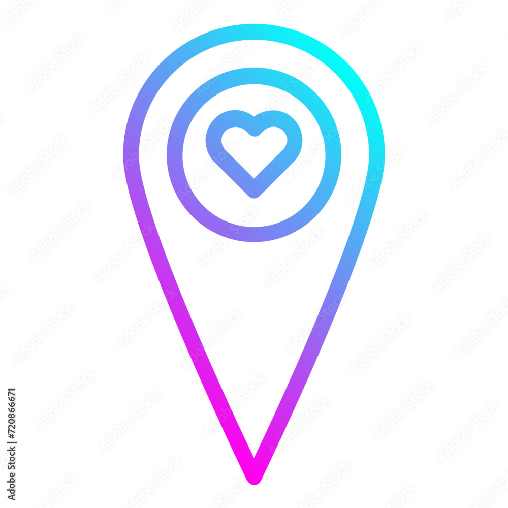 Fototapeta premium pinpoint icon