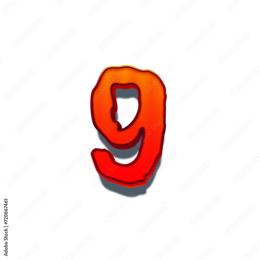 A Halloween-themed mathematical digit floating over a white transparent background A Halloween-themed mathematical digit floating over a white transparent background
