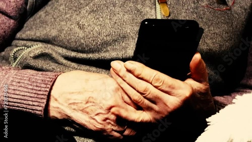 phone in hand
