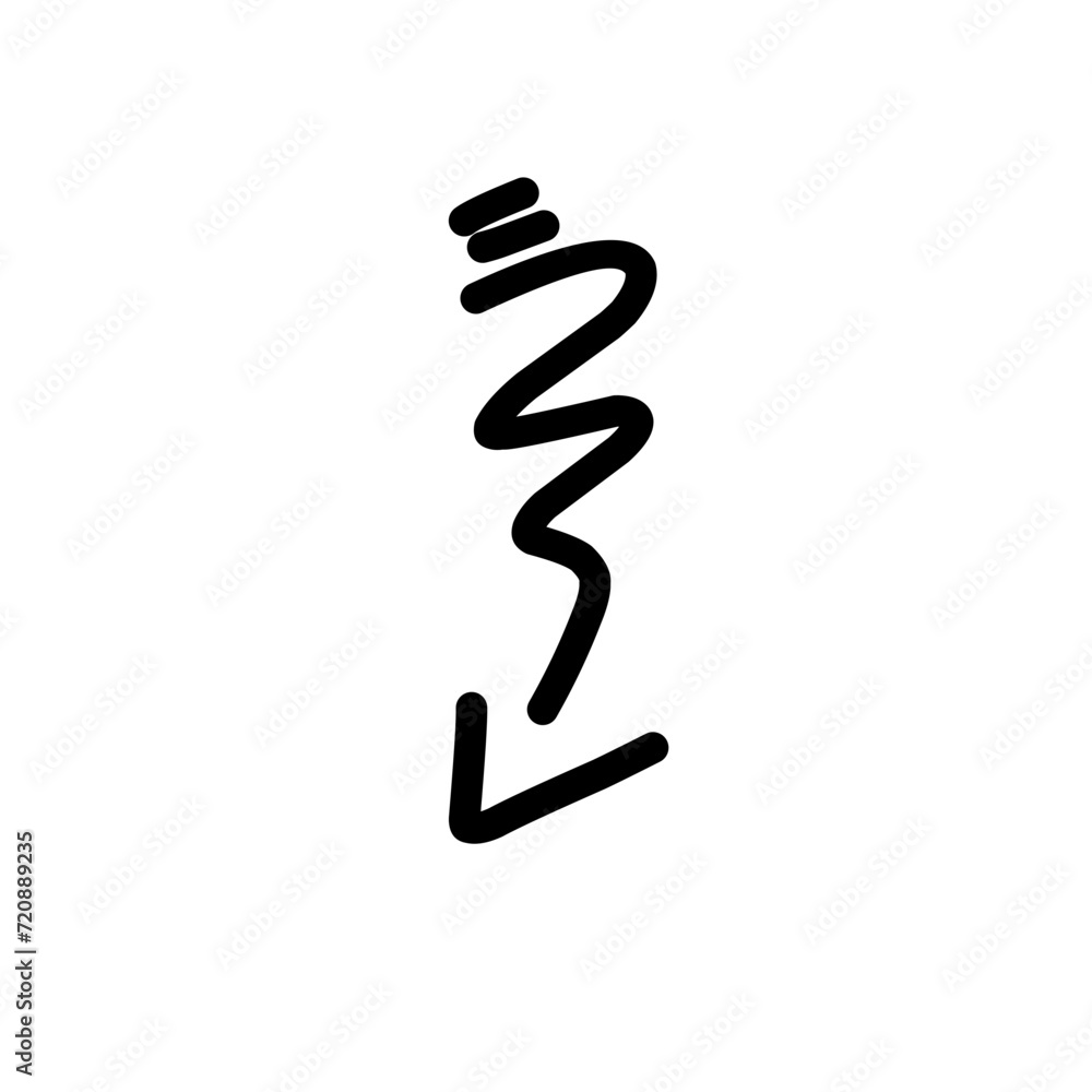 Vector set of different doodles. Hand drawn elements isolated on white background. Vector set of different doodles. Hand drawn elements isolated on white background.