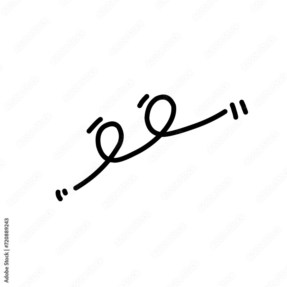 Vector set of different doodles. Hand drawn elements isolated on white background. Vector set of different doodles. Hand drawn elements isolated on white background.