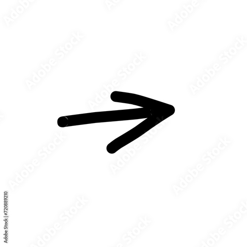 Vector set of different doodles. Hand drawn elements isolated on white background.