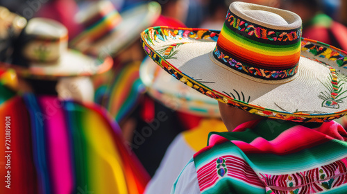Vibrant Mexican cultural scenes. Rich heritage visuals. Image showcases the diverse facets of Mexican culture, featuring traditions, vibrant colors, and the essence of its lively heritage.