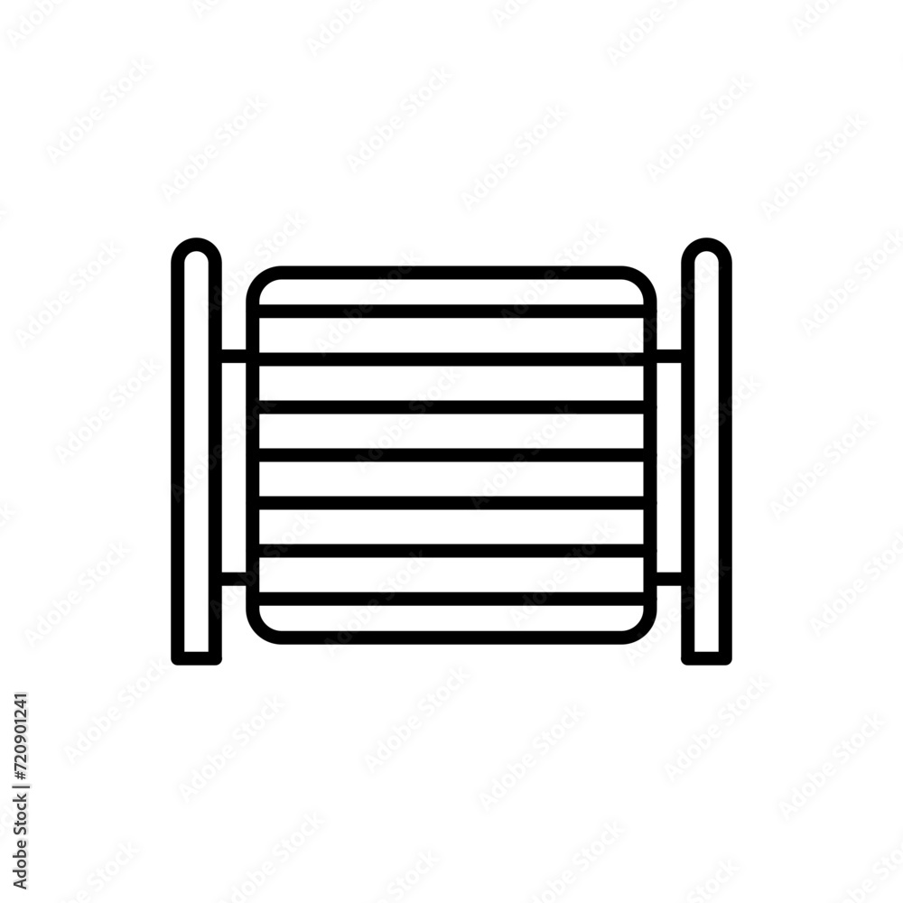 Fence outline icons, minimalist vector illustration ,simple transparent graphic element .Isolated on white background Fence outline icons, minimalist vector illustration ,simple transparent graphic element .Isolated on white background