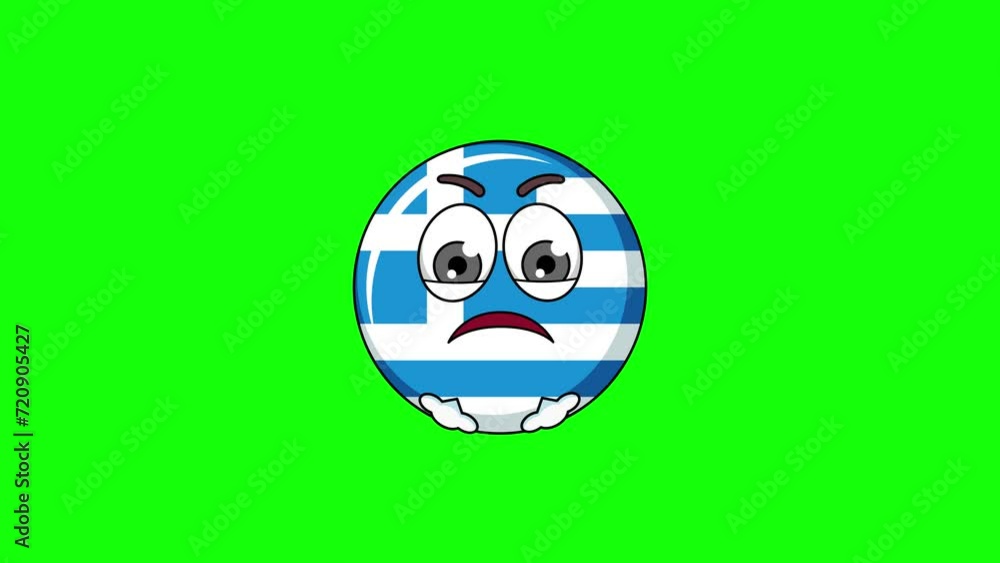 flag of greece character with expressions of irritation, anger, and contempt, face with Steam From Nose flag of greece character with expressions of irritation, anger, and contempt, face with Steam From Nose