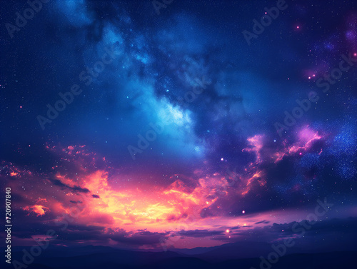 starry night sky © Anuson