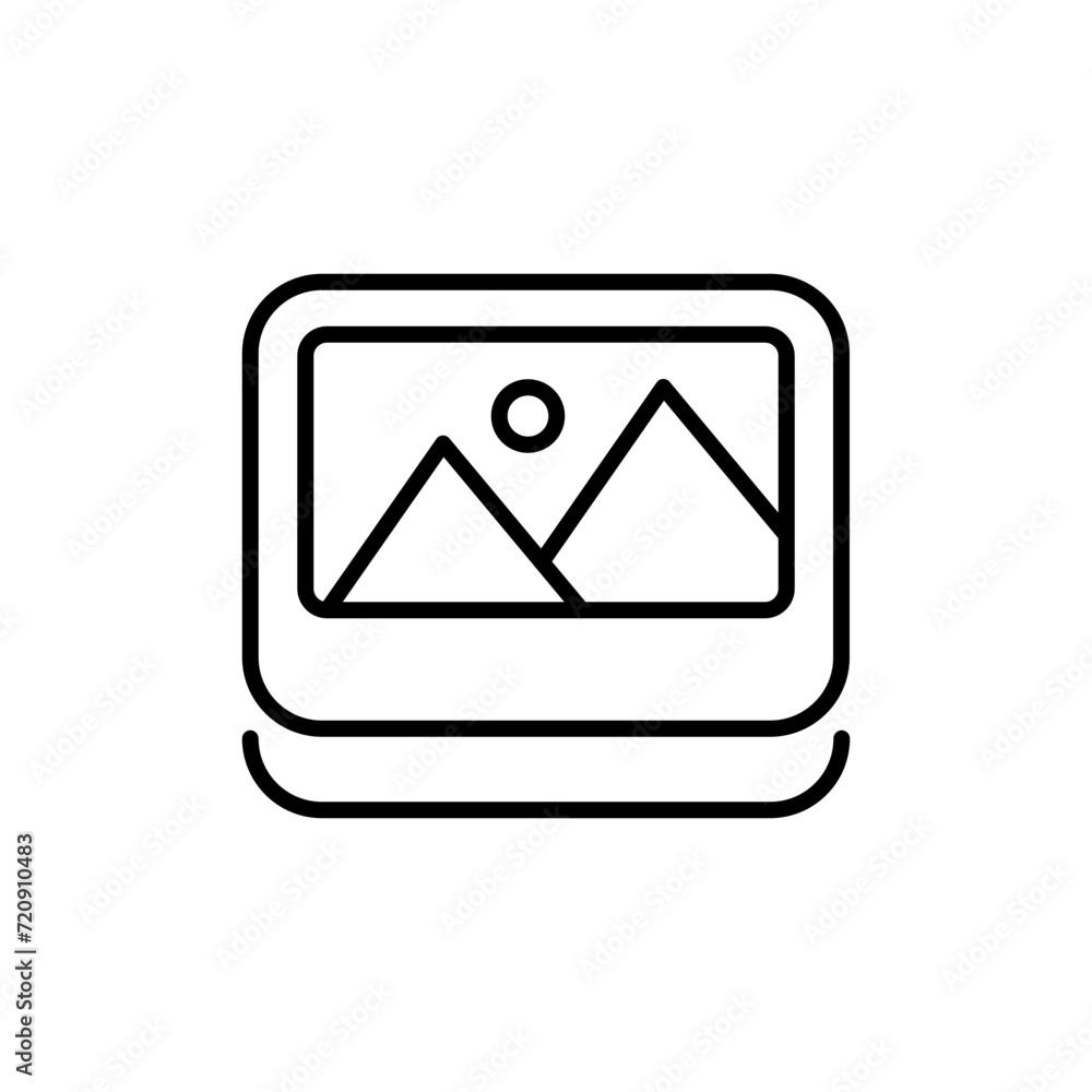 Picture outline icons, minimalist vector illustration ,simple transparent graphic element .Isolated on white background Picture outline icons, minimalist vector illustration ,simple transparent graphic element .Isolated on white background
