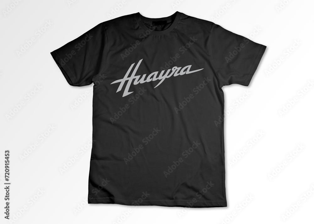 Isolated opened black t-shirt Isolated opened black t-shirt