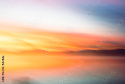 Background sunset intentional camera movement effect © Brian Scantlebury