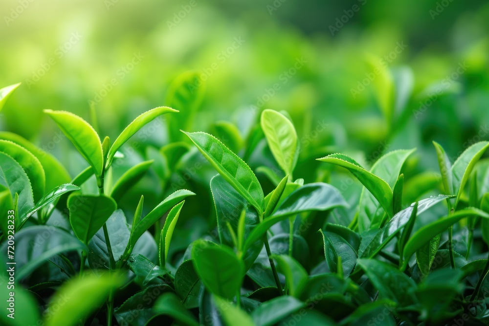 green leaf tea plantation leaves background green leaf tea plantation leaves background