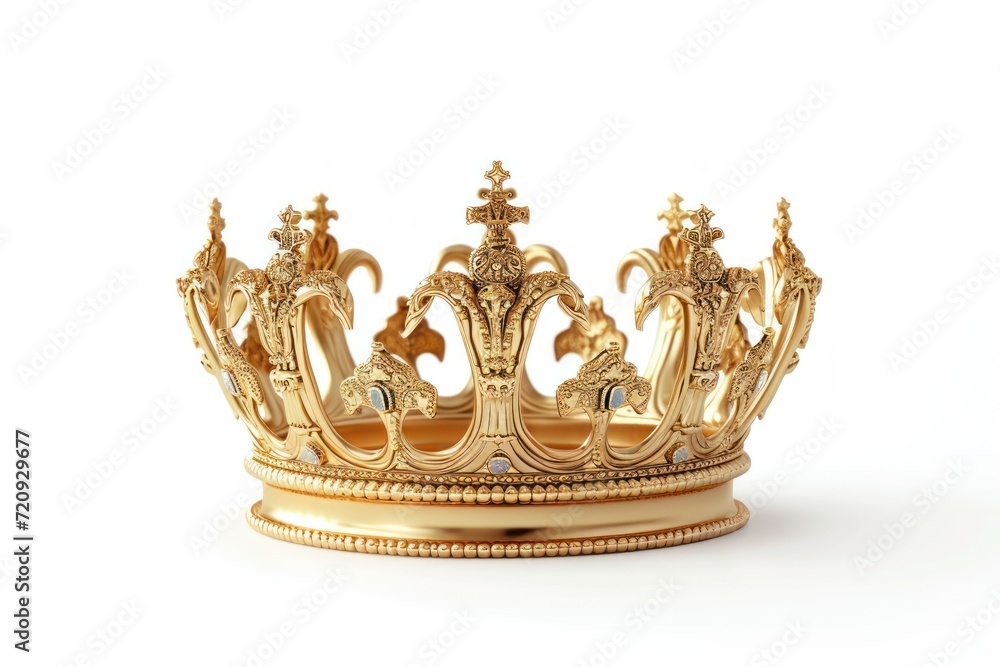 a crown isolated on a white background a crown isolated on a white background