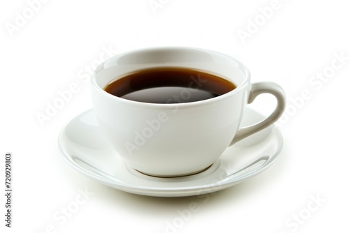a cup of coffe isolated on a white background