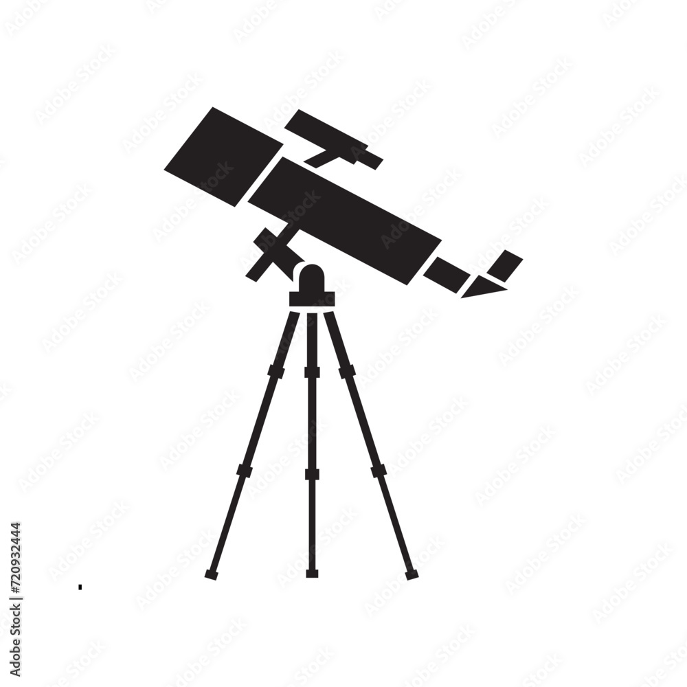 telescope on tripod telescope on tripod