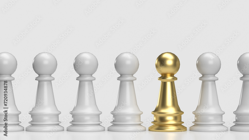 The chess for hr or human resources concept 3d rendering. The chess for hr or human resources concept 3d rendering.