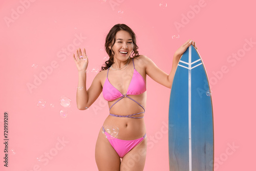 Sexy young woman in swimsui...