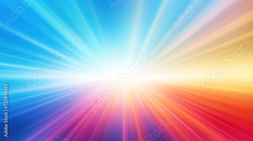 abstract background with rays of light and blurred rays of light. Generative AI