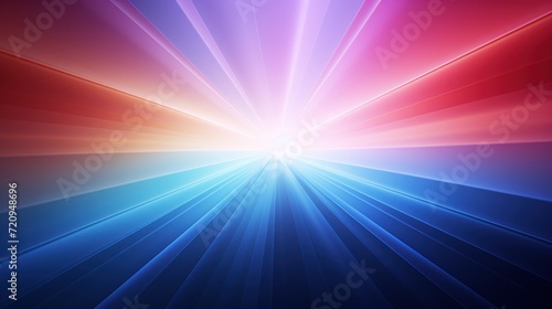 abstract background with rays of light in red, blue and purple Generative AI