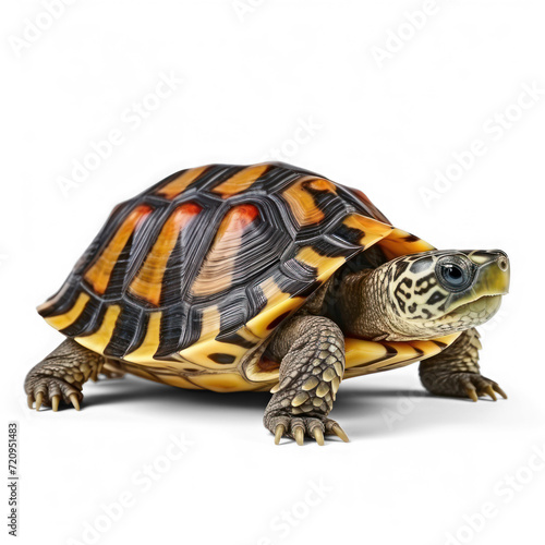 Cute baby turtle isolated on transparency background PNG