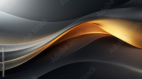 Abstract wavy background. 3d rendering, 3d illustration. Generative AI