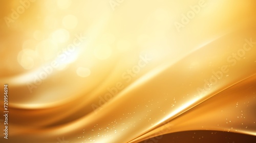 Abstract golden background with sparkles. illustration. EPS 10. Generative AI