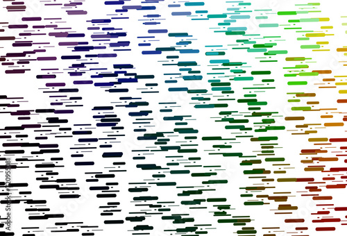 Light Multicolor, Rainbow vector backdrop with long lines.