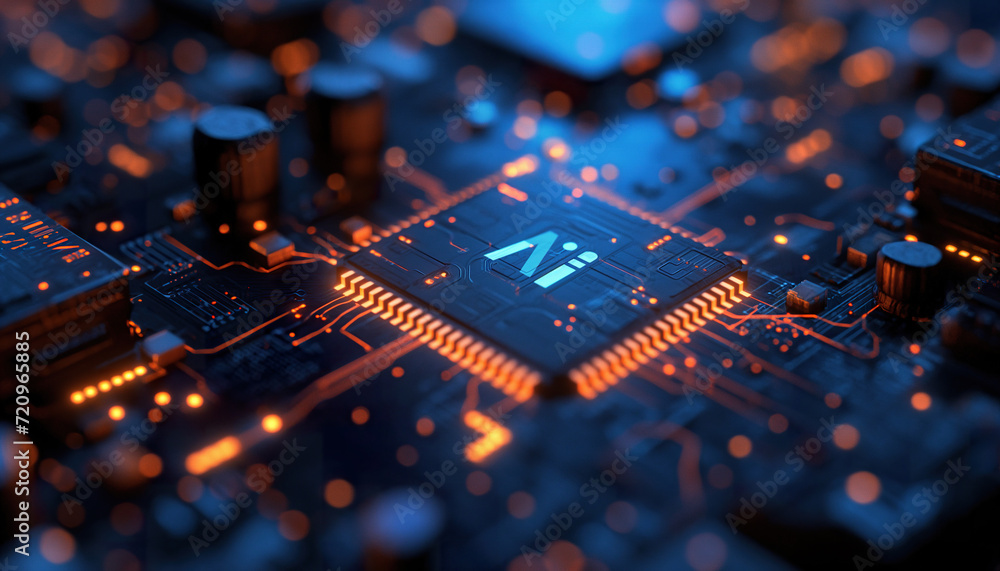 AI essence captured in microelectronics, AI data streams and AI circuit ...