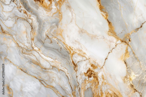 a natural white, gold, and gray marble texture pattern, luxurious background or tile.