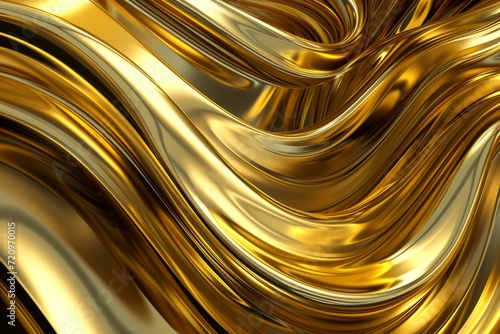 Precious golden luxury abstract masterpiece