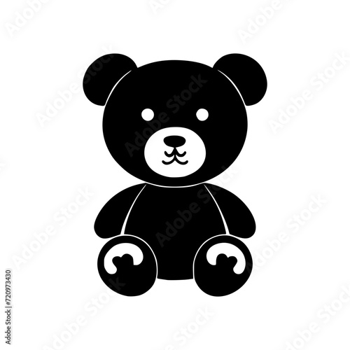 Valentine day cute teddy bear  vector illustration © CreativeDesigns