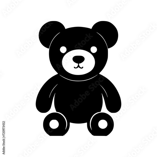 Valentine day cute teddy bear  vector illustration
