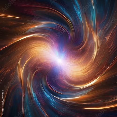 Abstract energy vortex, swirling colors and light, cosmic phenomenon, digital artwork1